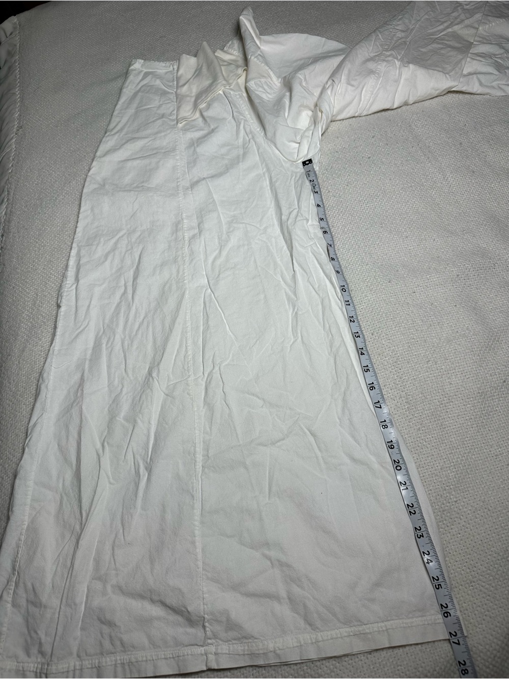 LUNALUZ White Cotton Wide Leg Palazzo Pants / Culottes – Size 3 - Picture 6 of 14